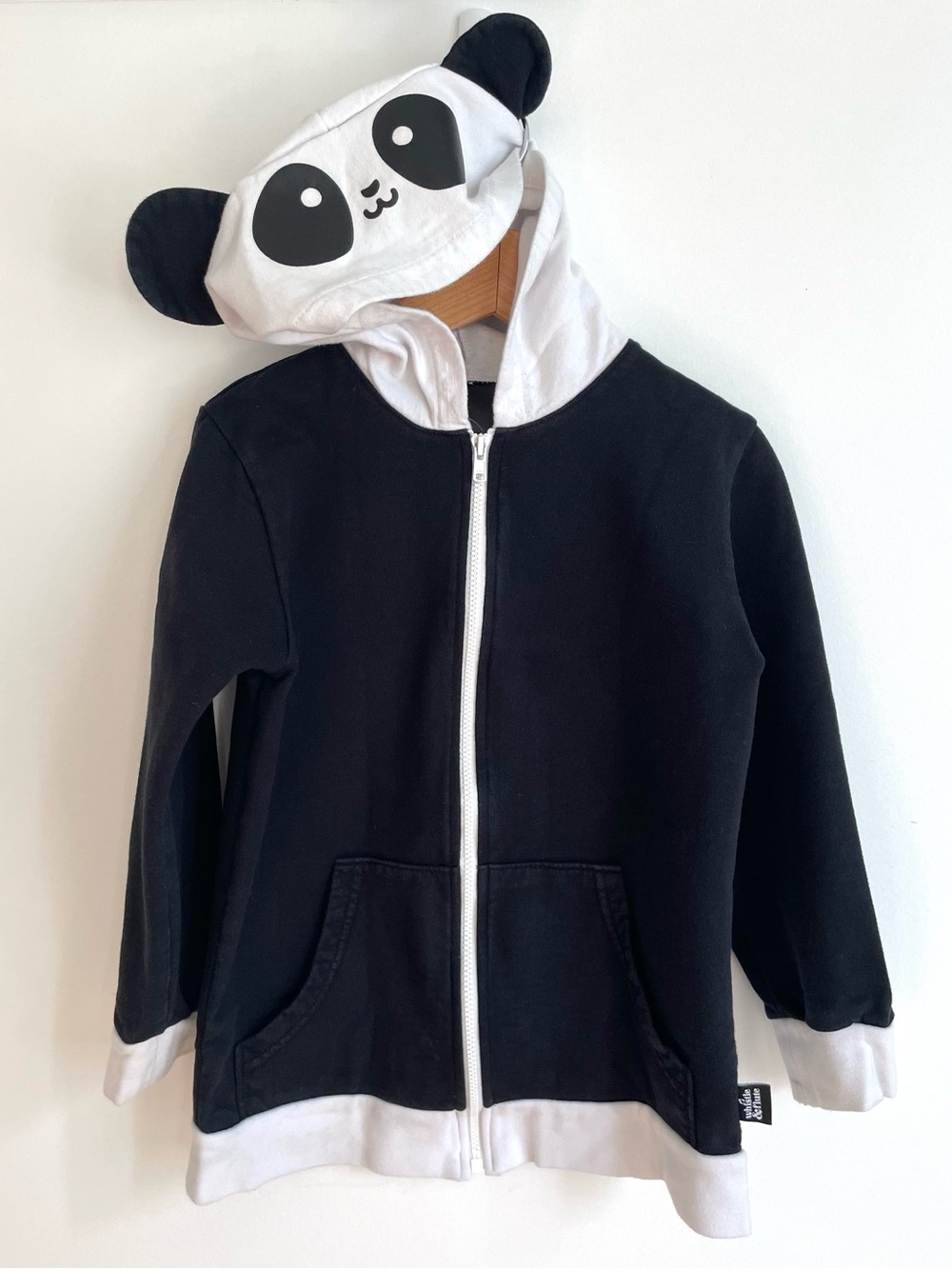 🇨🇦 Whistle & Flute Organic Kawaii Panda Hooded Sweatshirt, Canadian, Small Shop
